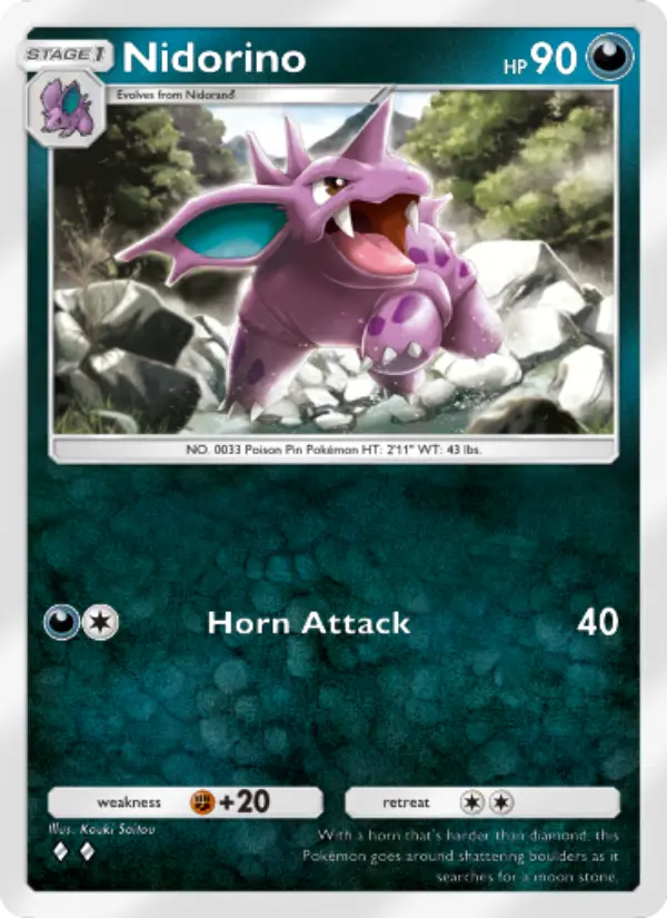 Nidorino — Genetic Apex card #170