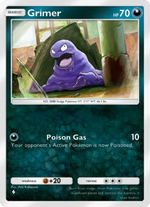 Grimer — Genetic Apex card #174