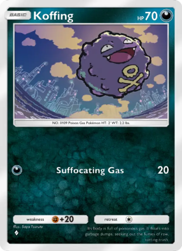 Koffing — Genetic Apex card #176