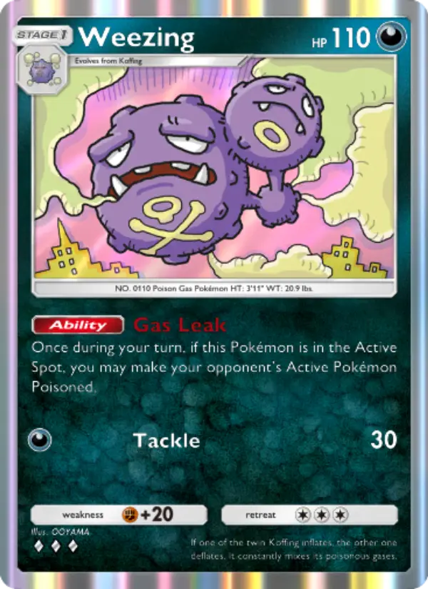 Weezing — Genetic Apex card #177