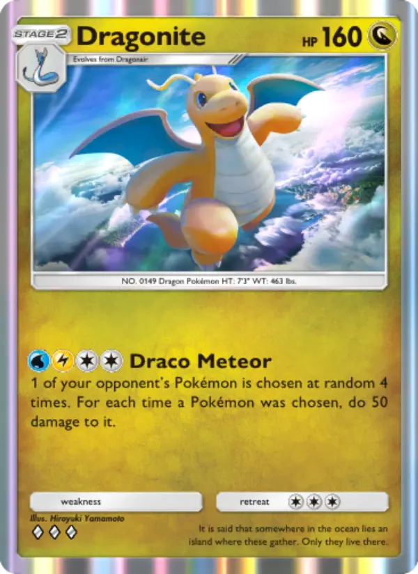 Dragonite — Genetic Apex card #185
