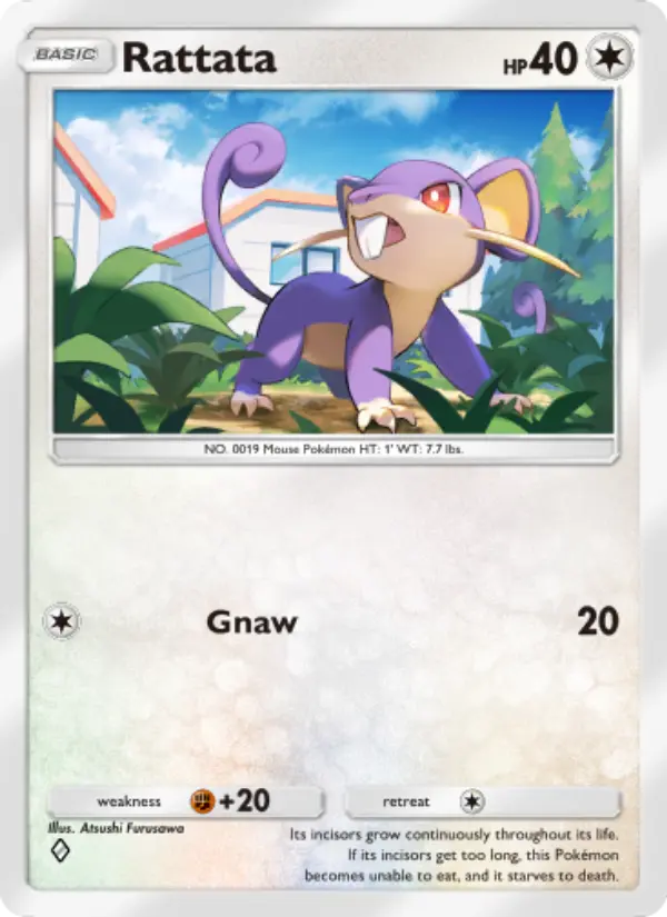 Rattata — Genetic Apex card #189