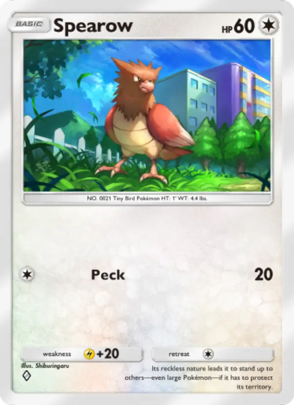 Spearow — Genetic Apex card #191