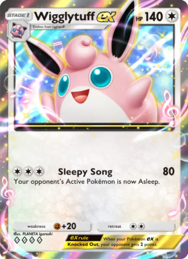 Wigglytuff ex — Genetic Apex card #195