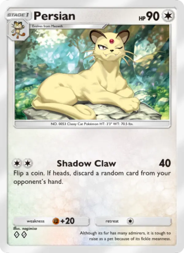 Persian — Genetic Apex card #197