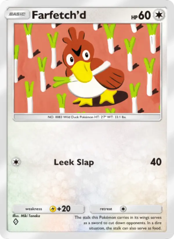 Farfetch'd — Genetic Apex card #198