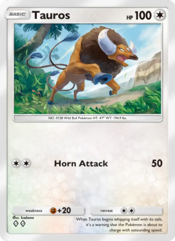 Tauros — Genetic Apex card #204