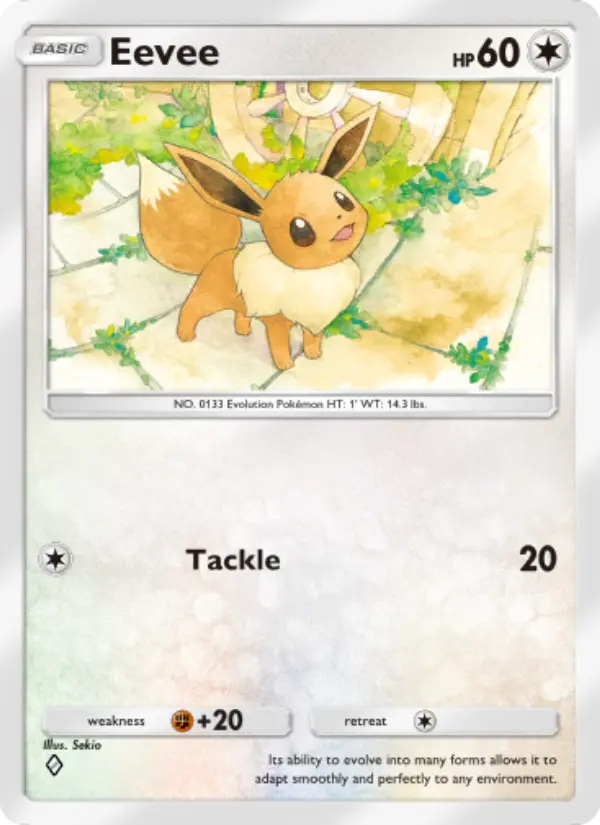 Eevee — Genetic Apex card #208