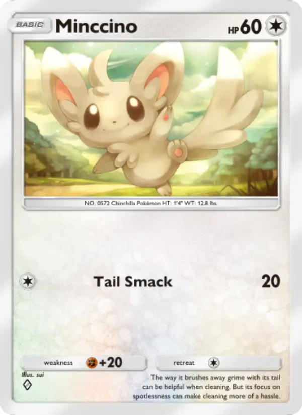 Minccino — Genetic Apex card #212