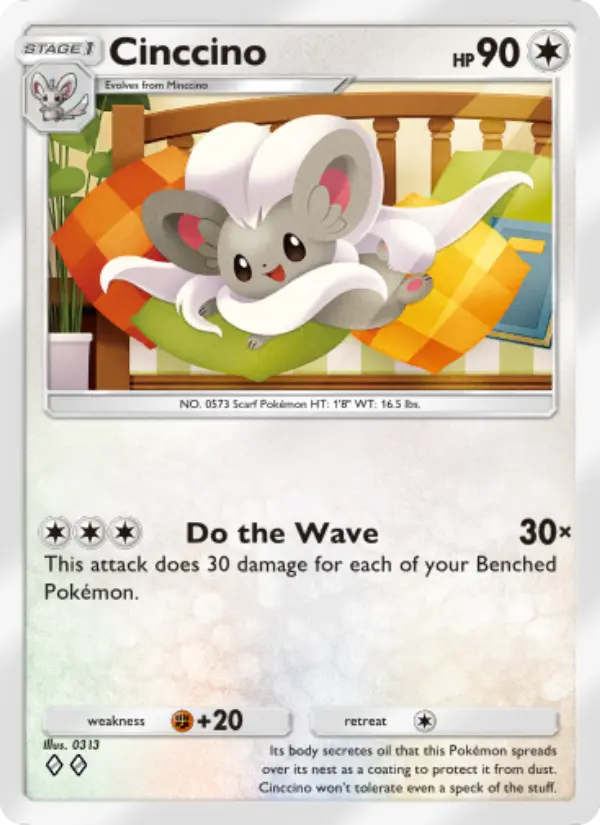 Cinccino — Genetic Apex card #213