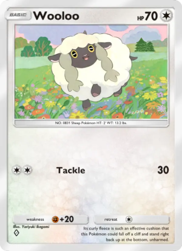 Wooloo — Genetic Apex card #214