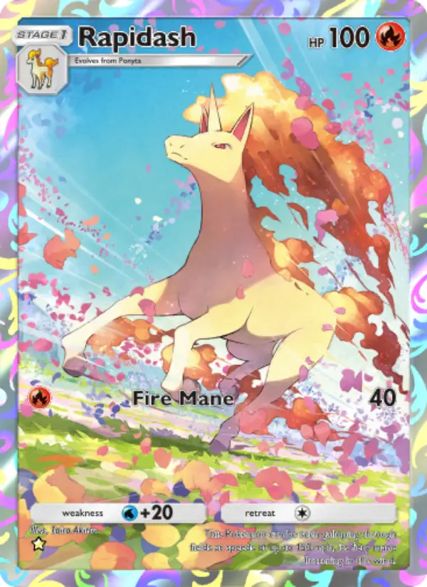Rapidash — Genetic Apex card #231