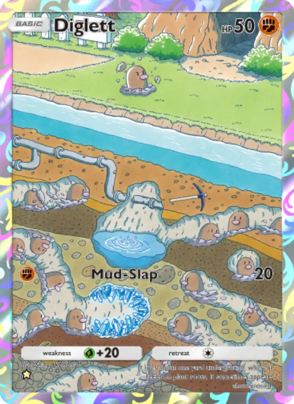 Diglett — Genetic Apex card #238