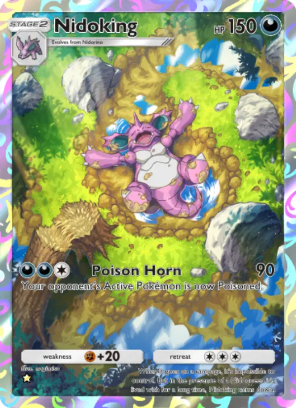 Nidoking — Genetic Apex card #241