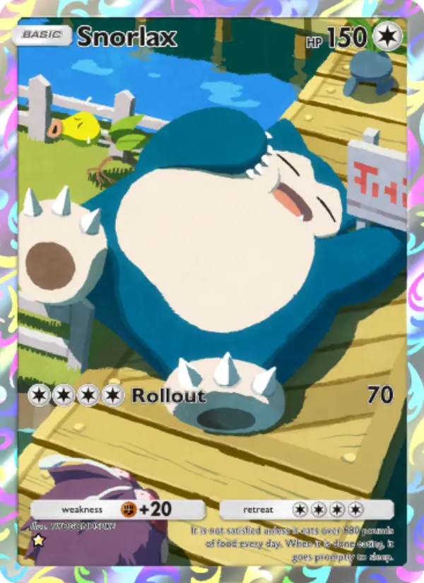 Snorlax — Genetic Apex card #250