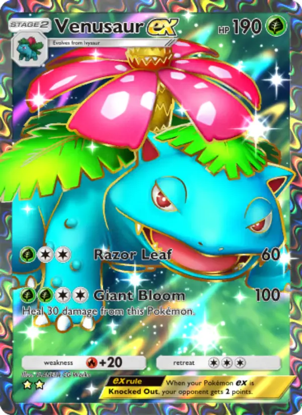 Venusaur ex — Genetic Apex card #251