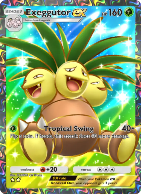 Exeggutor ex — Genetic Apex card #252