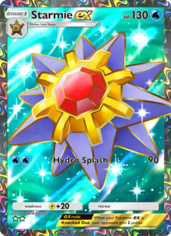 Starmie ex — Genetic Apex card #257