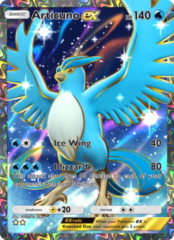 Articuno ex — Genetic Apex card #258