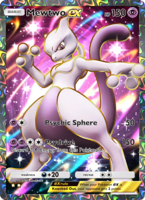Mewtwo ex — Genetic Apex card #262