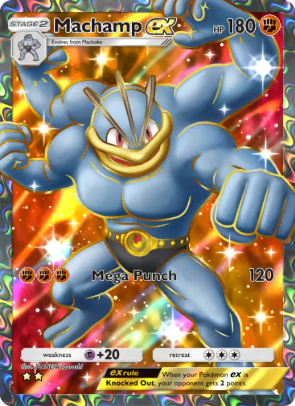 Machamp ex — Genetic Apex card #263