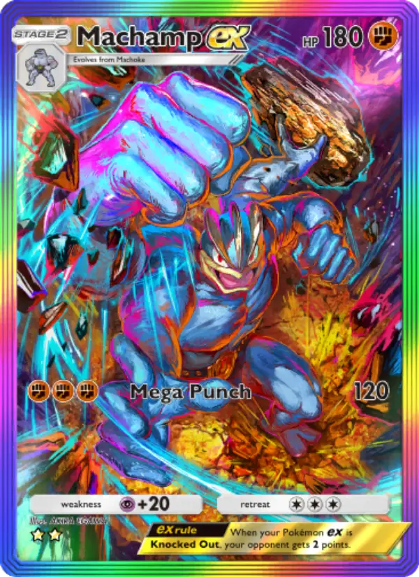 Machamp ex — Genetic Apex card #278