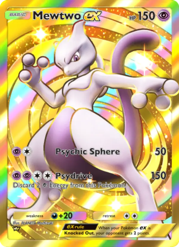Mewtwo ex — Genetic Apex card #286