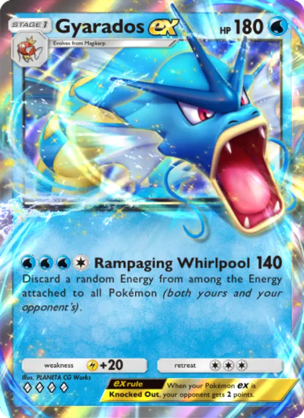 Gyarados ex — Mythical Island card #018