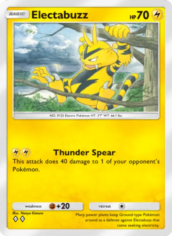 Electabuzz — Mythical Island card #027