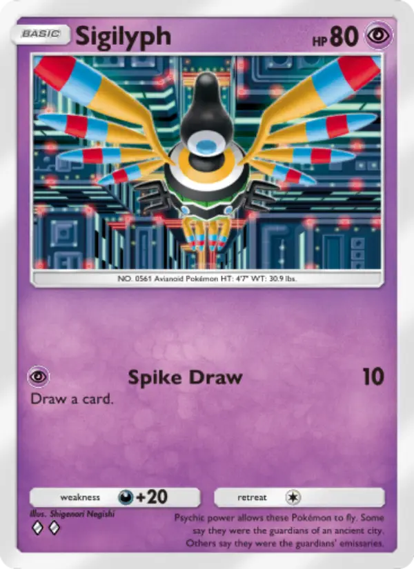 Sigilyph — Mythical Island card #033
