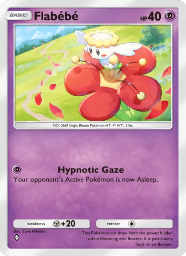 Flabébé — Mythical Island card #036