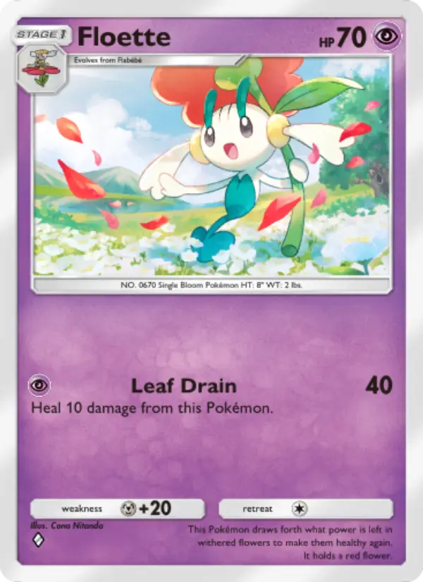 Floette — Mythical Island card #037