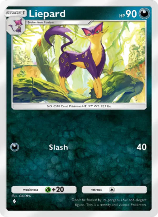 Liepard — Mythical Island card #052