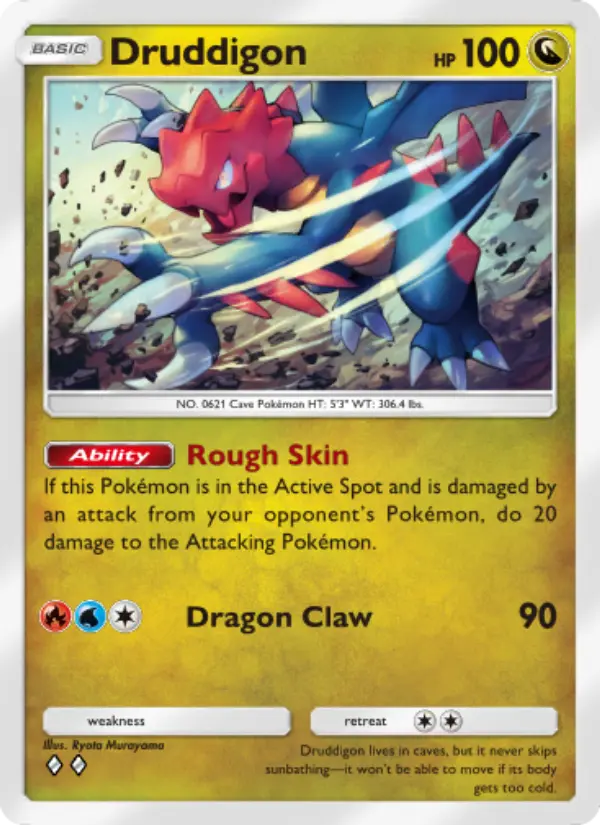Druddigon — Mythical Island card #056