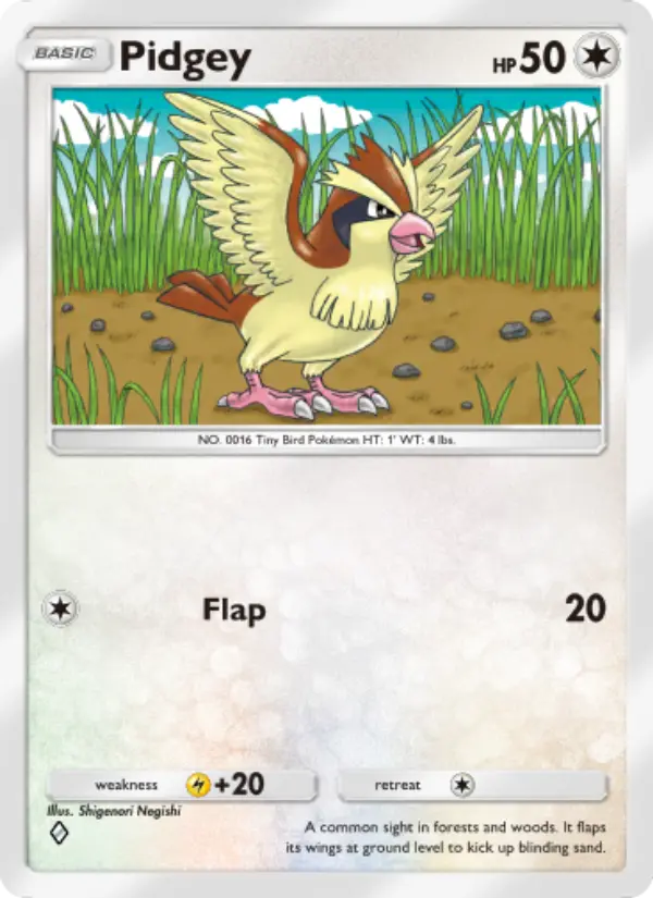 Pidgey — Mythical Island card #057