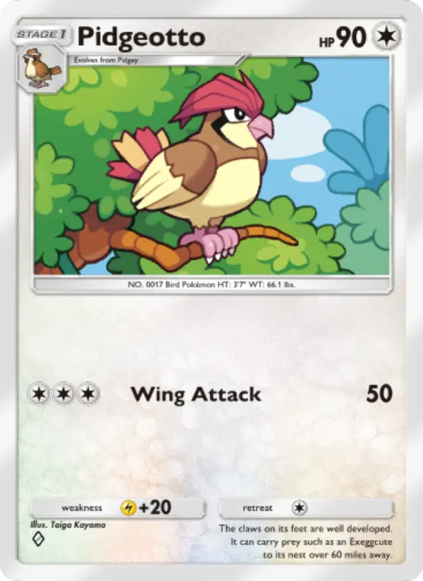Pidgeotto — Mythical Island card #058