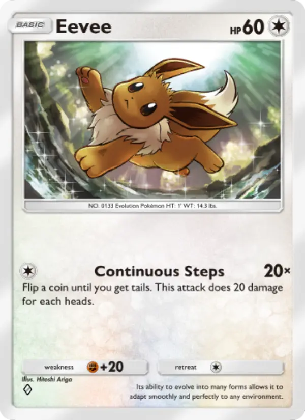 Eevee — Mythical Island card #061