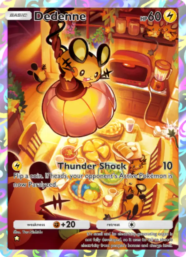 Dedenne — Mythical Island card #073