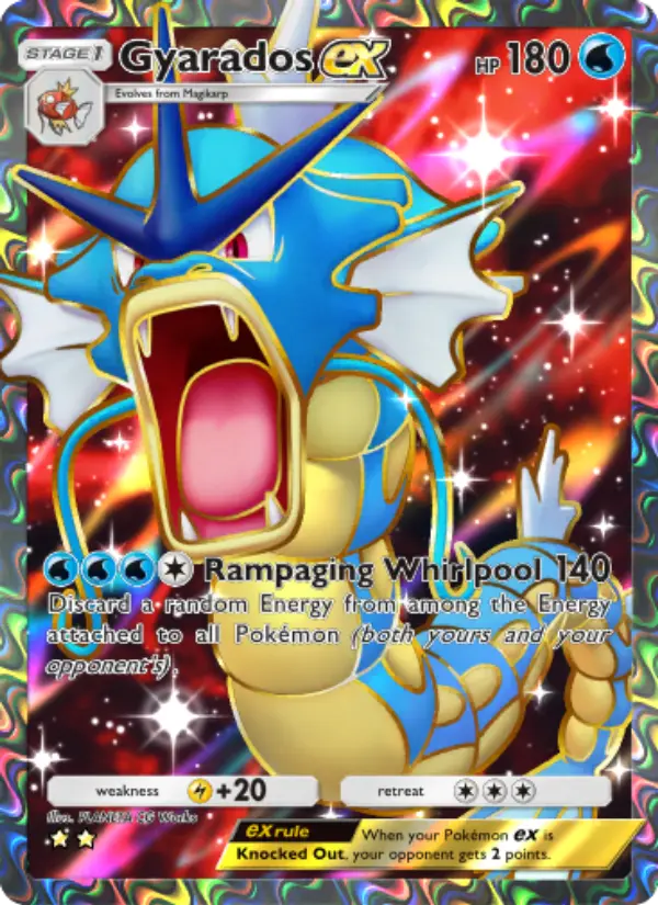 Gyarados ex — Mythical Island card #076