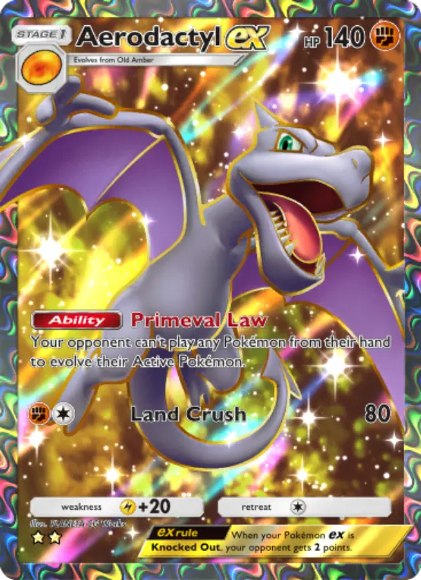 Aerodactyl ex — Mythical Island card #078