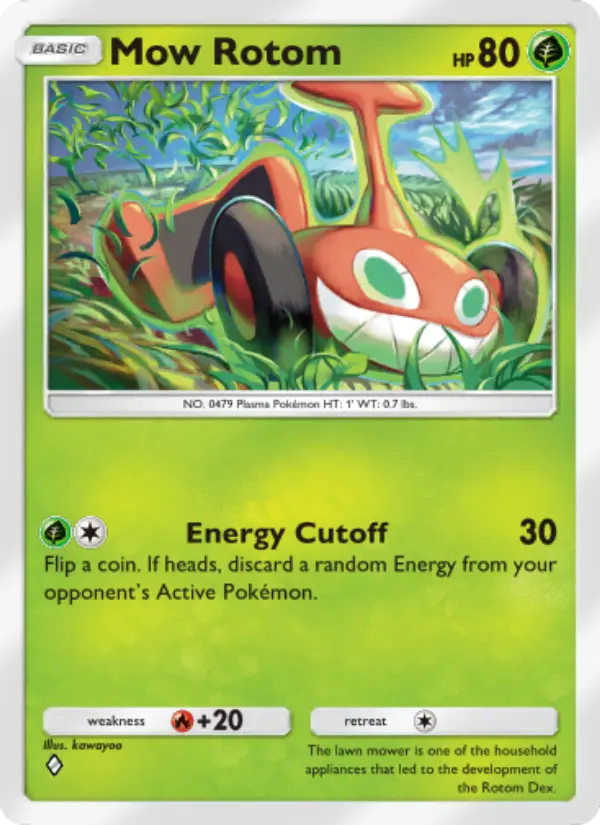 Mow Rotom — Space-Time Smackdown card #021
