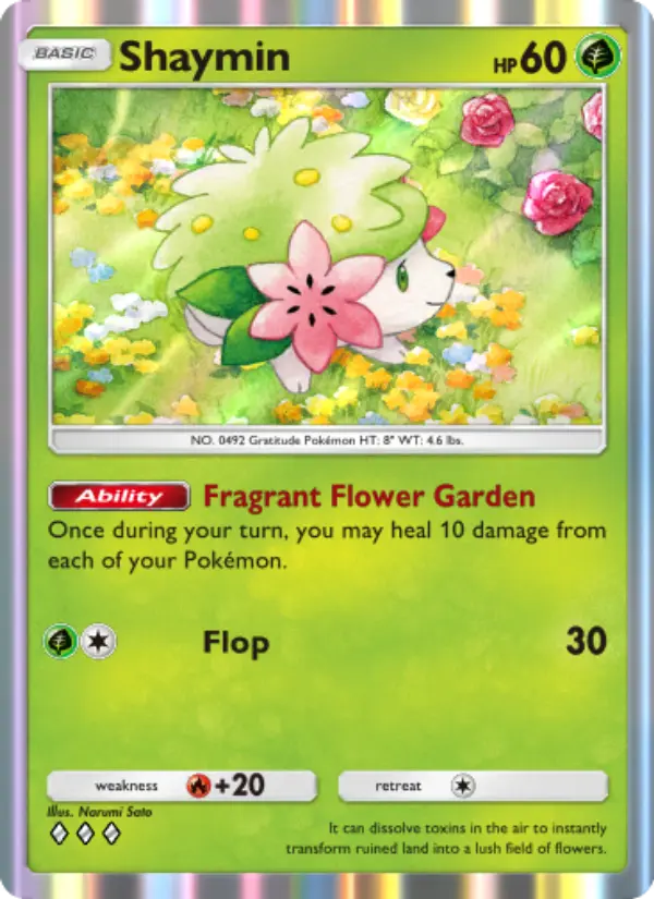 Shaymin — Space-Time Smackdown card #022