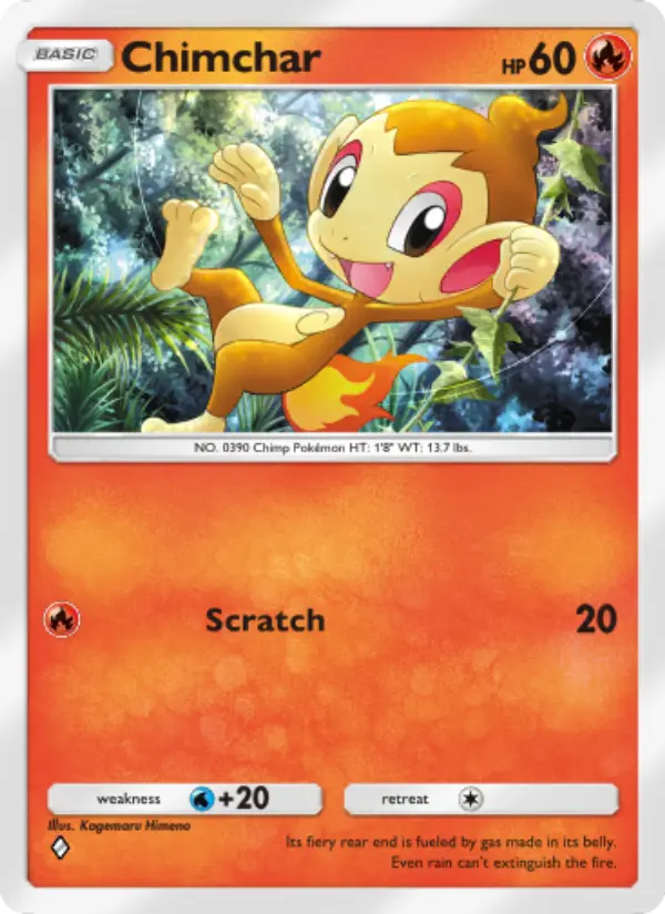 Chimchar — Space-Time Smackdown card #027