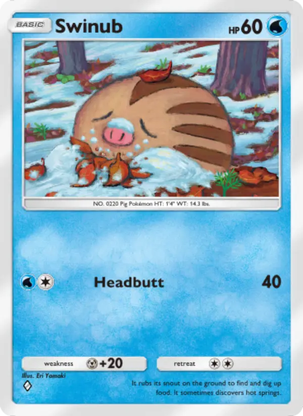 Swinub — Space-Time Smackdown card #031