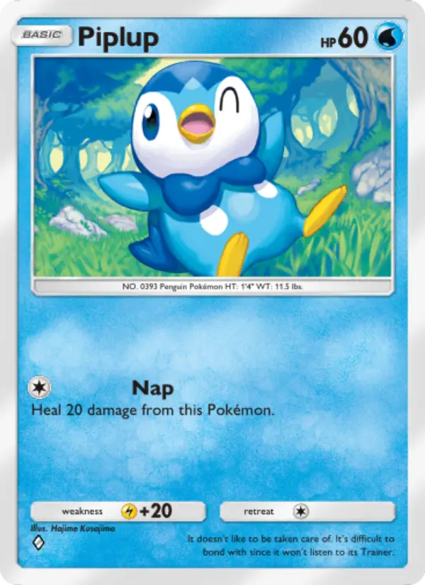 Piplup — Space-Time Smackdown card #035