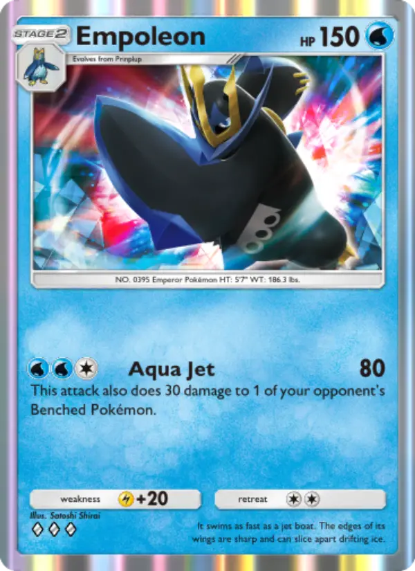 Empoleon — Space-Time Smackdown card #037