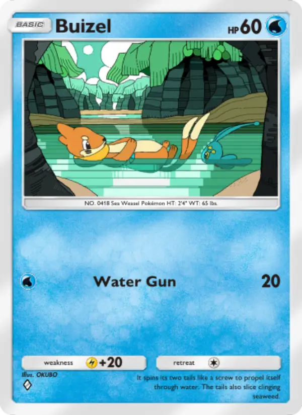 Buizel — Space-Time Smackdown card #038