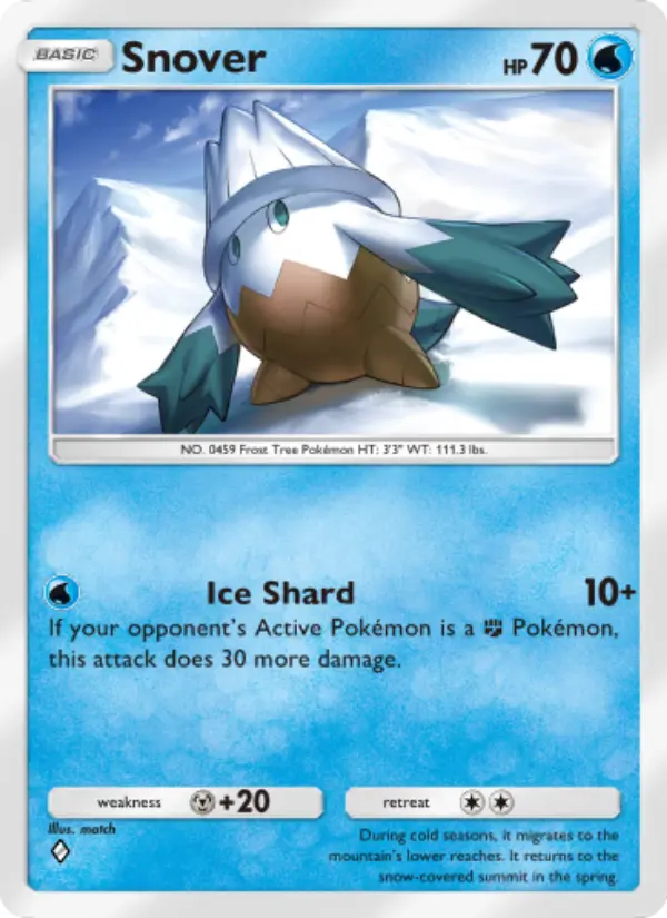 Snover — Space-Time Smackdown card #044