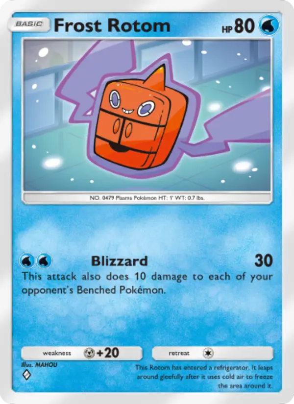 Frost Rotom — Space-Time Smackdown card #048