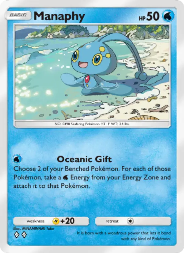 Manaphy — Space-Time Smackdown card #050